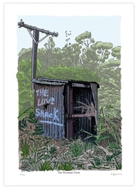 Image 1 of The Love Shack On Fernliegh Track Limited Edition Digital print