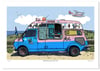 Newcastle ice Cream Van Limited Edition Digital Print