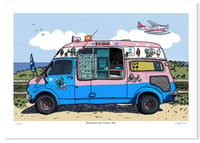 Image 1 of Newcastle ice Cream Van Limited Edition Digital Print
