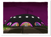 Image 1 of The Martian Embassy at night Limited Edition Digital Print