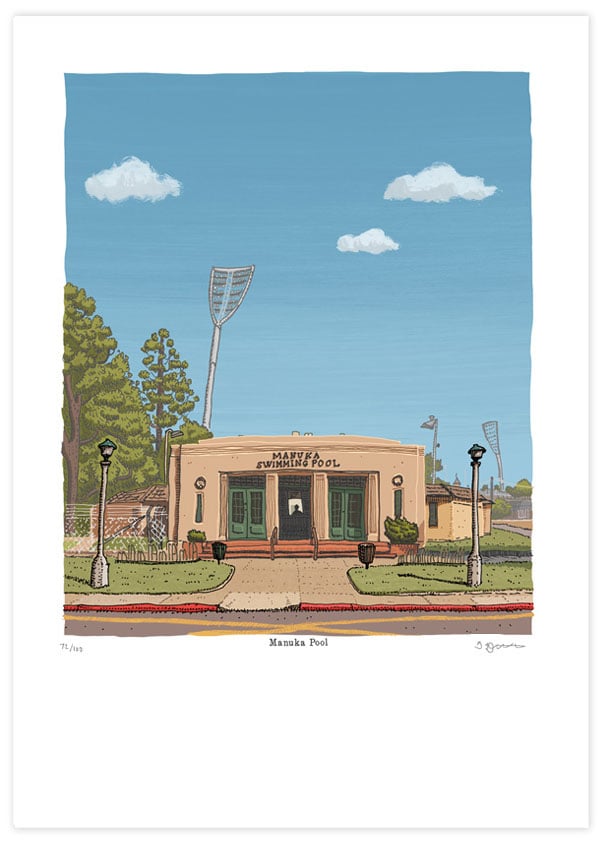Manuka Pool Limited Edition Digital Print
