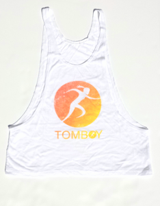Image of Tomboy Burnout White Tank