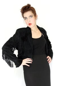 Image of 80's Suede Fringe Jacket