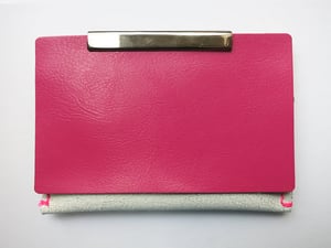 Image of Color Blindness - Card Holder(White Rough cover/Pink)