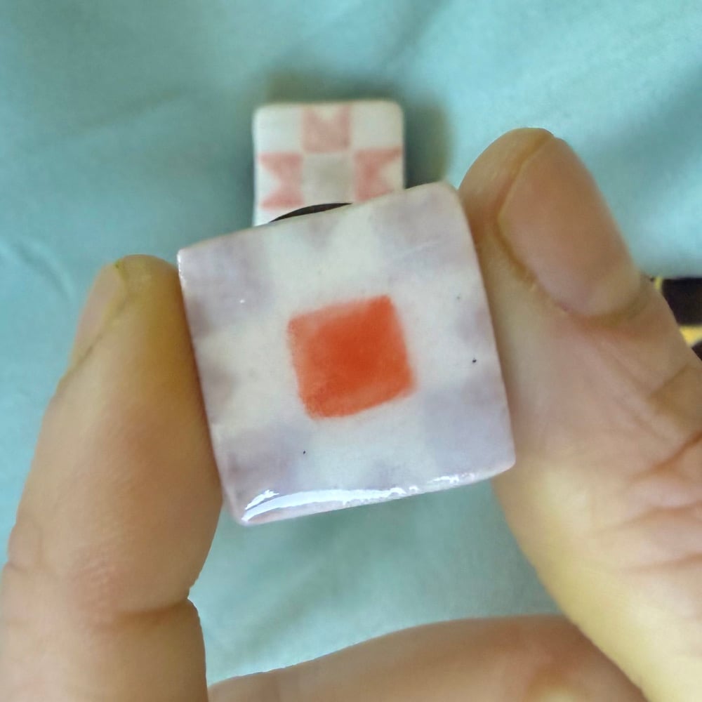 image of quilt square magnet