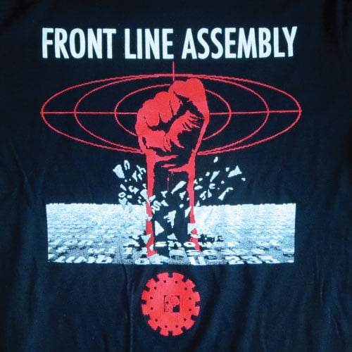 FRONT LINE ASSEMBLY Virus Shirt/ NEW-Reissue Wax Trax! only