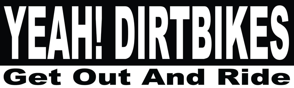 Image of Get Out And Ride Bumper Sticker