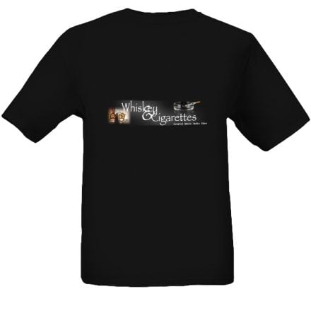 Image of Whiskey & Cigarettes T-shirt (Black)