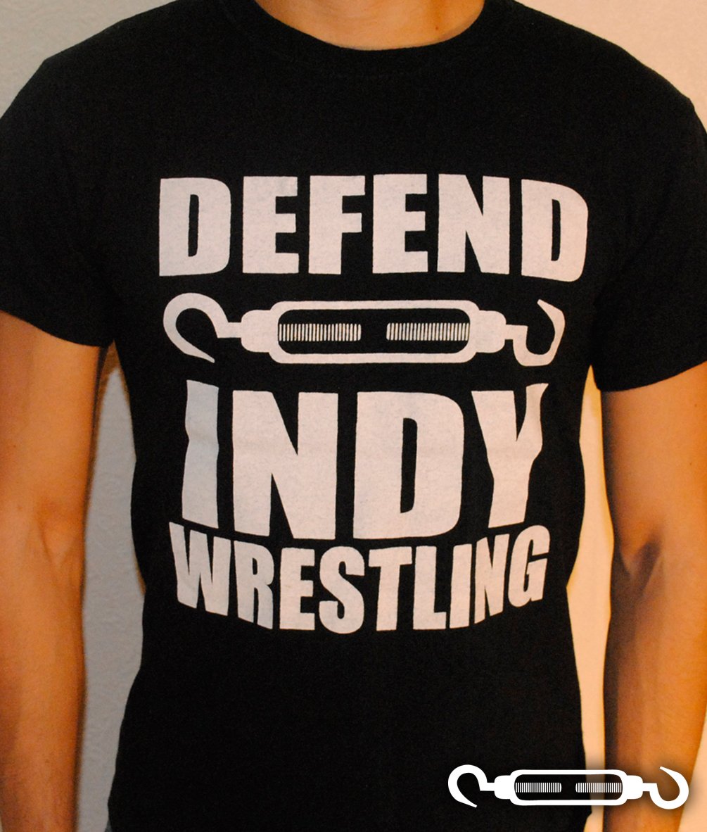 DEFEND Indy Wrestling Shirt - Black
