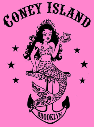 Image of Coney Island Mermaid Baby Pink