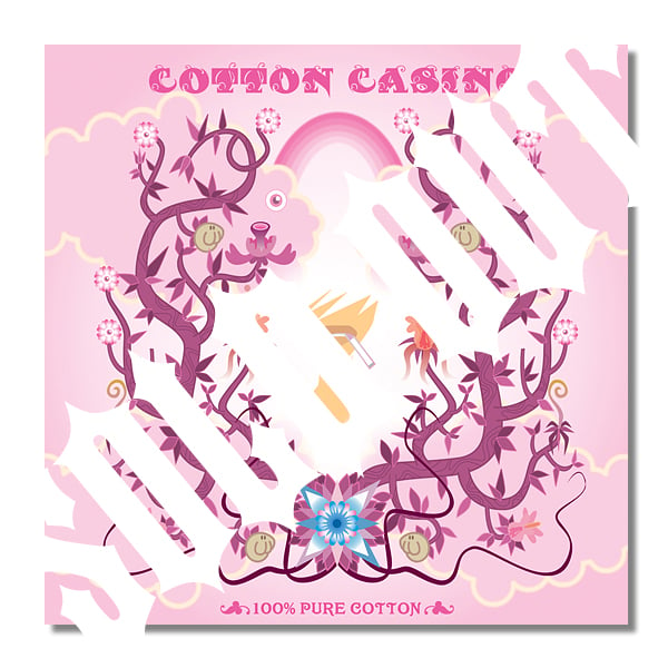 COTTON CASINO. '100% Pure Cotton' White Vinyl 7"