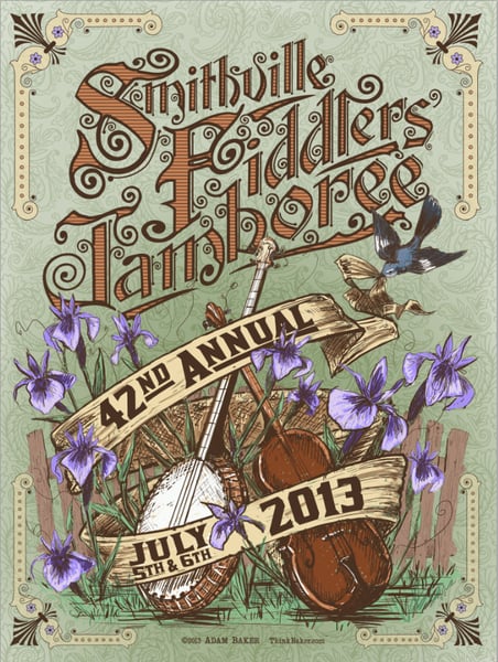 Image of 42nd Annual Smithville Fiddlers Jamboree Official Poster