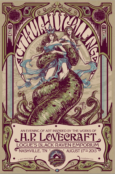 Image of Cthulhu Calling 2013 - Official Show poster