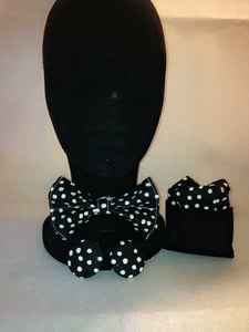 Image of Black & White Bow Tie