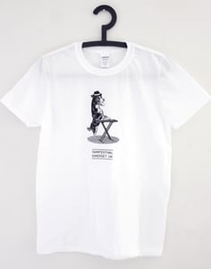 Image of T-shirt ‘Collie on Keys’