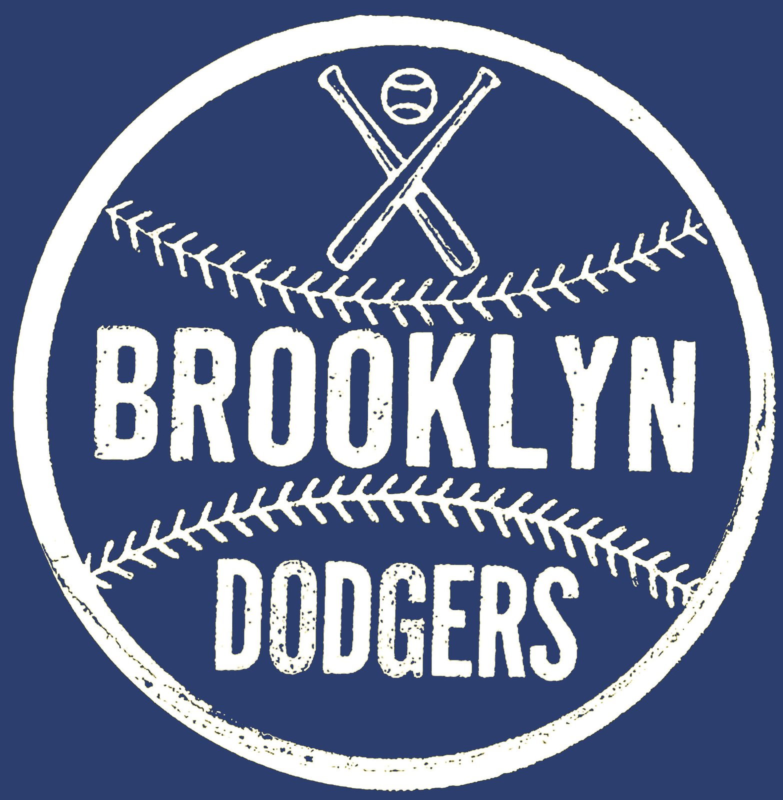 Roxy's Tee Parlour — Brooklyn Dodger Baseball Tee/Navy