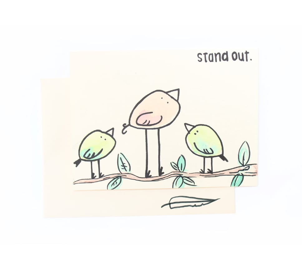 Image of Stand Out Greeting Card