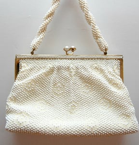 Image of Vintage Corde Bead Purse