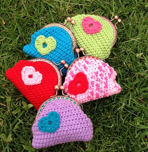 Image of Cute little crochet coin purse pattern