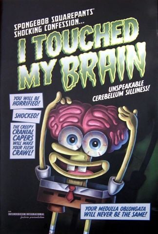 Image of SPONGEBRAIN INACTION FIGURE