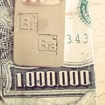 Image of the Breaking Bad bad mofo money clip
