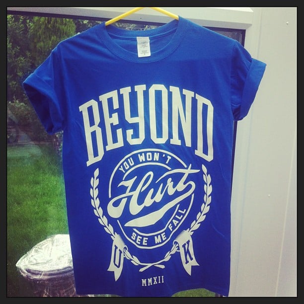 Image of Caving In Blue Tee 