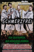 Image of Schmerzfrei Autogrammkarte - Mit allen 4 Original Unterschriften