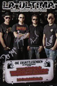 Image of La Ultima Autogrammkarte - Mit allen 4 Original Unterschriften