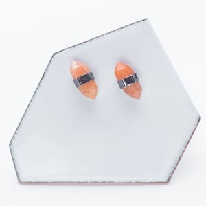 Image of Better Late Than Never Orange Herkimer Studs