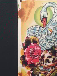 Image 2 of Uncle Allan Swan Print