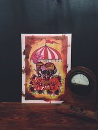 Image 2 of Uncle Allan Elephant Print