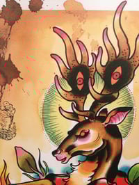 Image 1 of Uncle Allan Deer Print