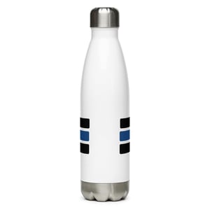 Image of Thin Blue Line stainless steel water bottle