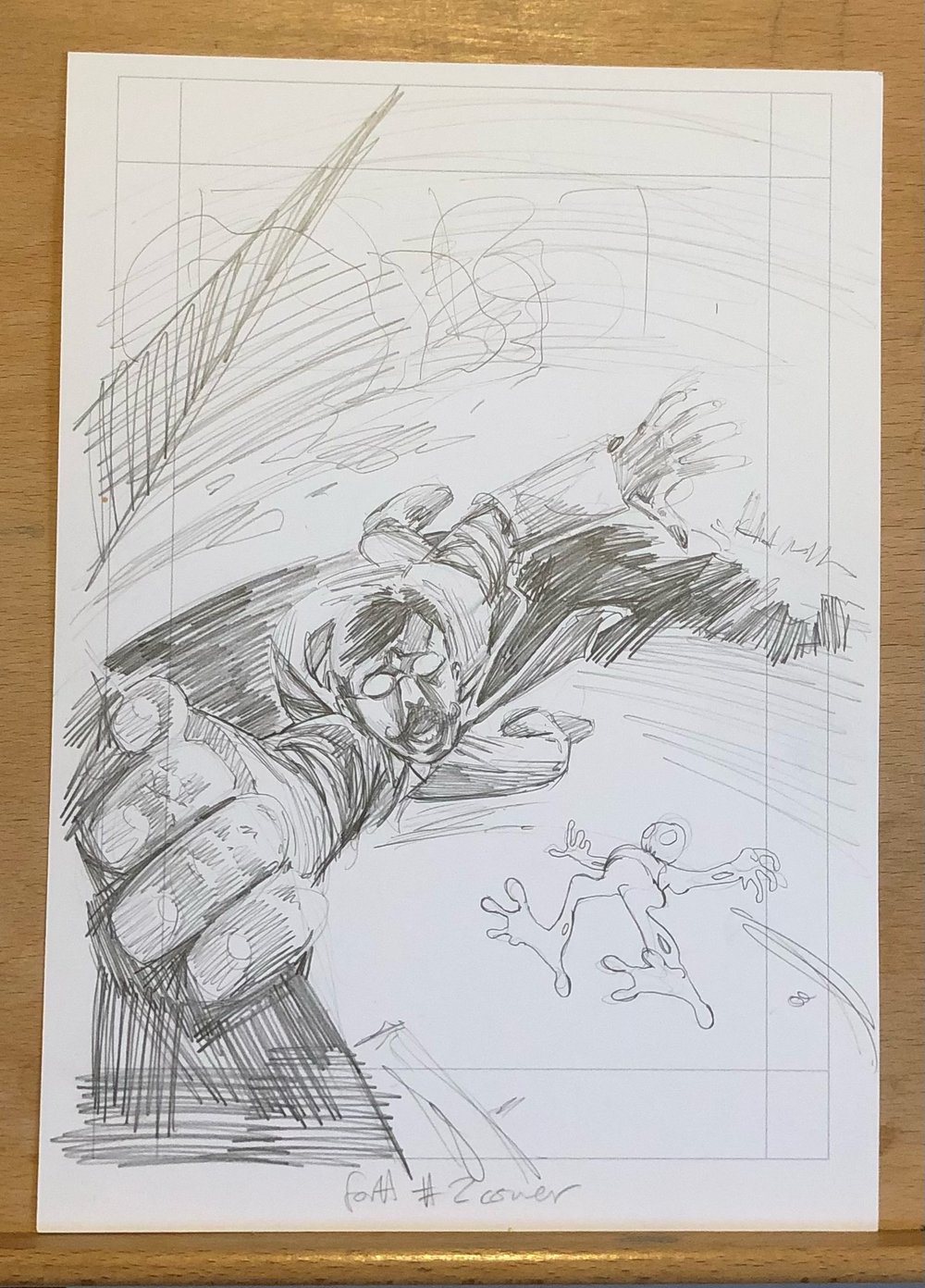 Image of Fort issue 2 cover pencils