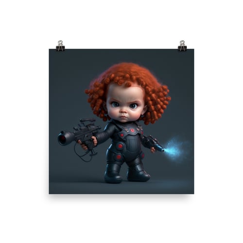 Image of Marvel Babies - Black Widow | Photo paper poster