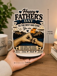 Image 3 of Our Hero Personalized Father’s Day Decor