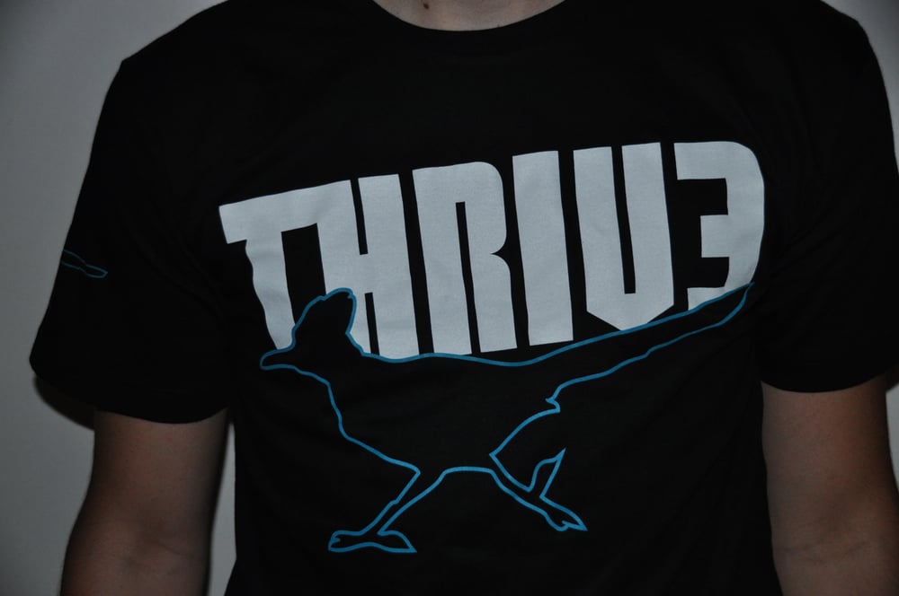 Image of Thrive Basic Black Tee