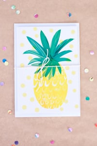 Image of Pineapple Greeting Card