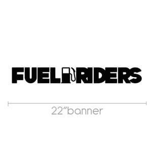 Image of Fuelriders Windshield Banner