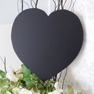 Heart-Shaped Chalkboard