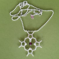Image 3 of chlorophyll/heme necklace