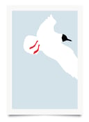 Image of Black-headed gull print