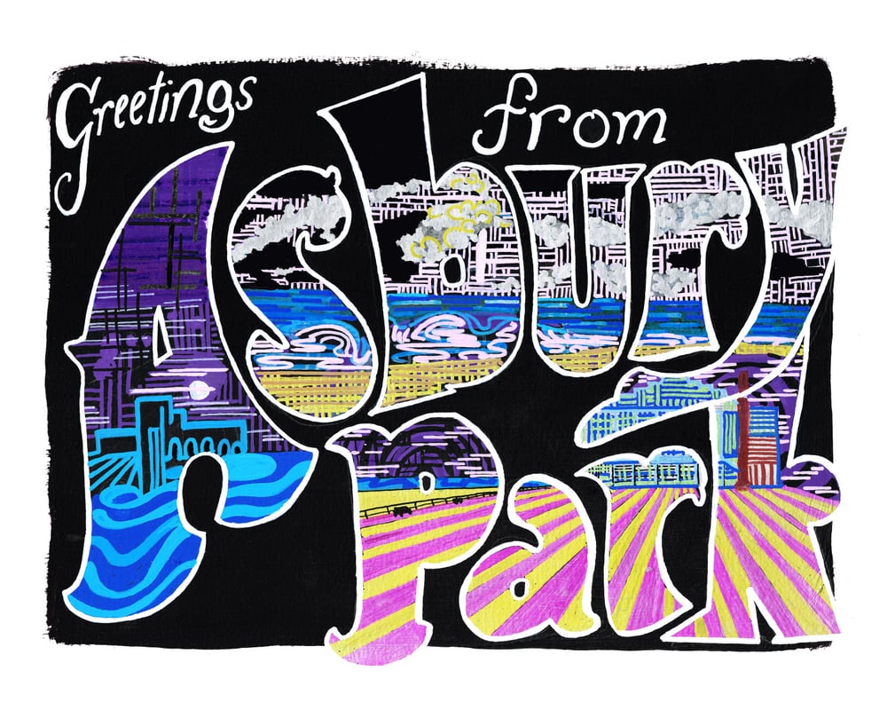 Image of Greetings From Asbury Park, Black