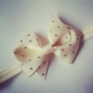 Image of Ivory Boutique Crystal Bow