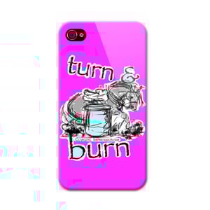 Image of Turn and Burn Barrel Racing iPhone Case