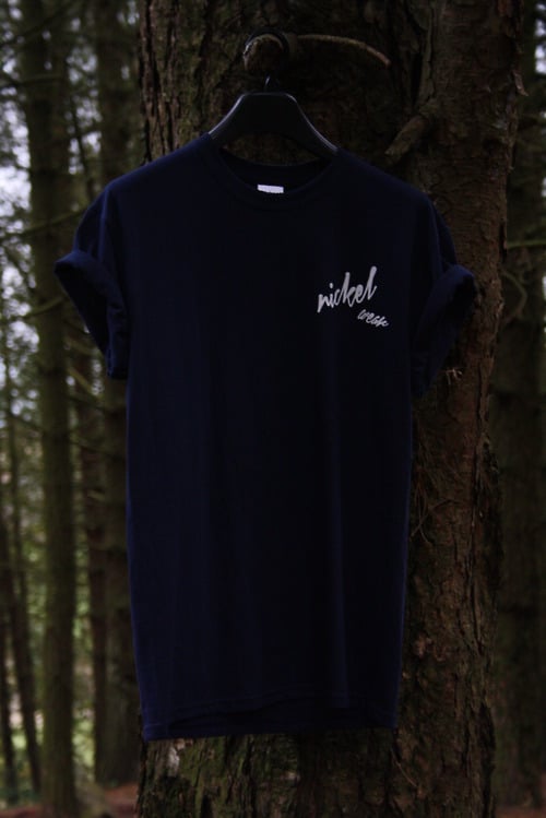 Image of 'nickel wear' navy coloured t shirt