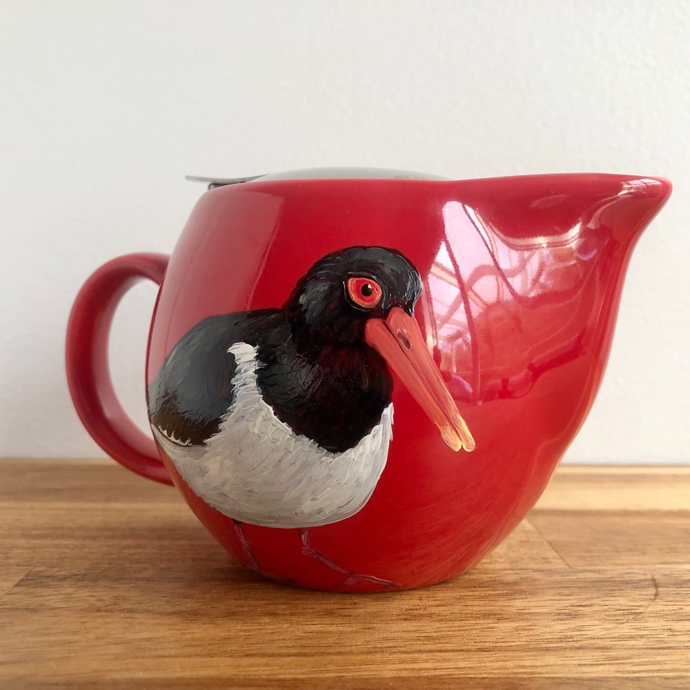 Pied Oystercatcher Teapot