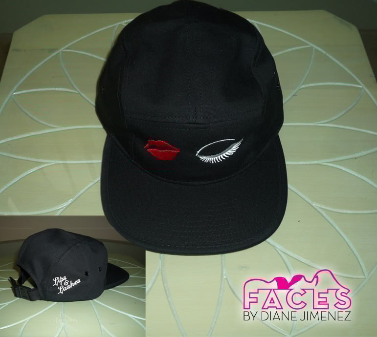 Image of Lips & Lashes camp-hat