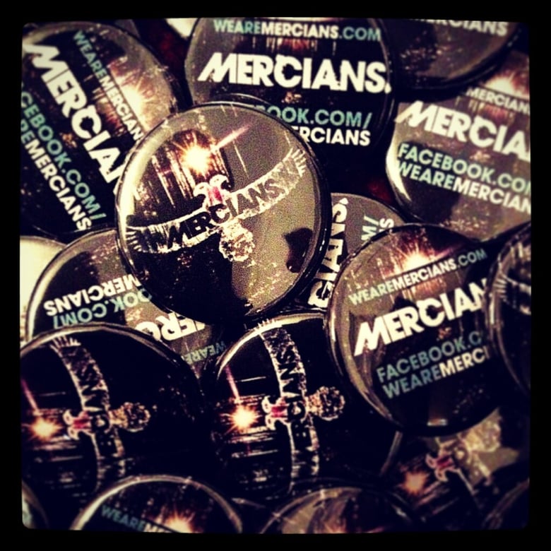 Image of Mercians Button/Badge