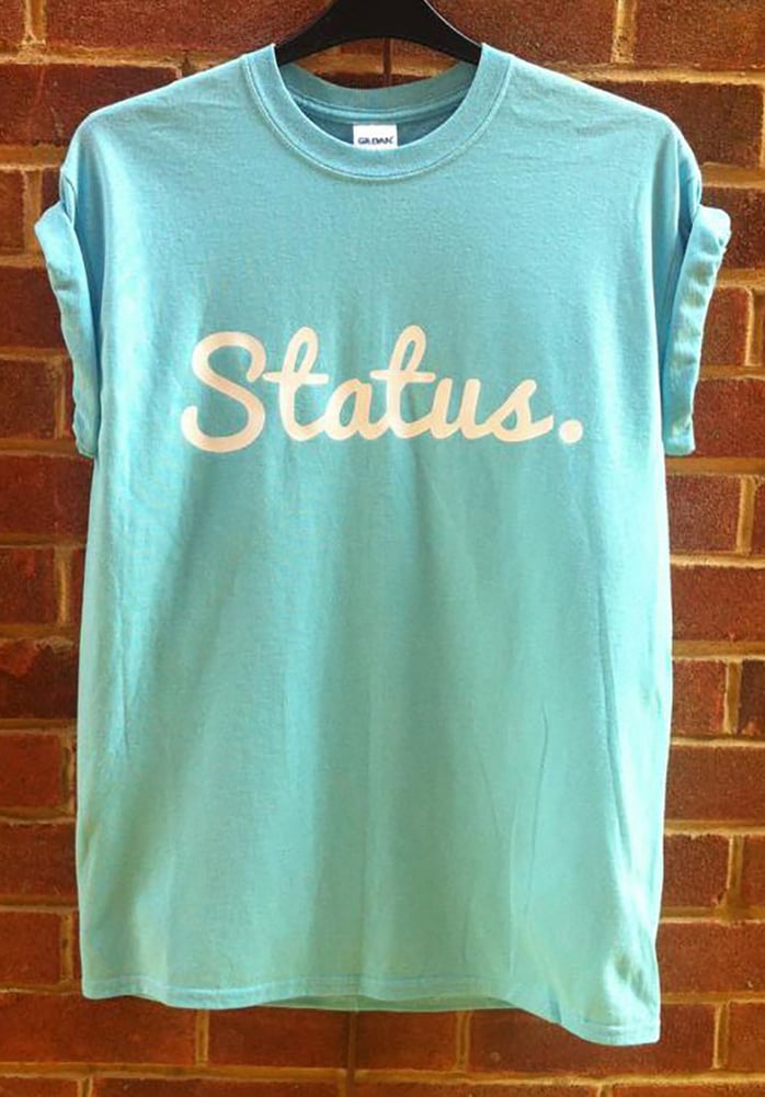 Image of Sky Blue Tee With Logo